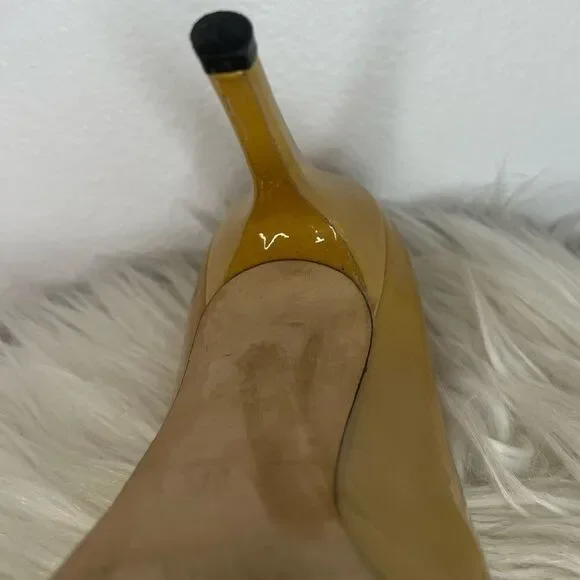 Stuart Weitzman Yellow Patent Leather Pumps​​​ - Picture 6 of 16